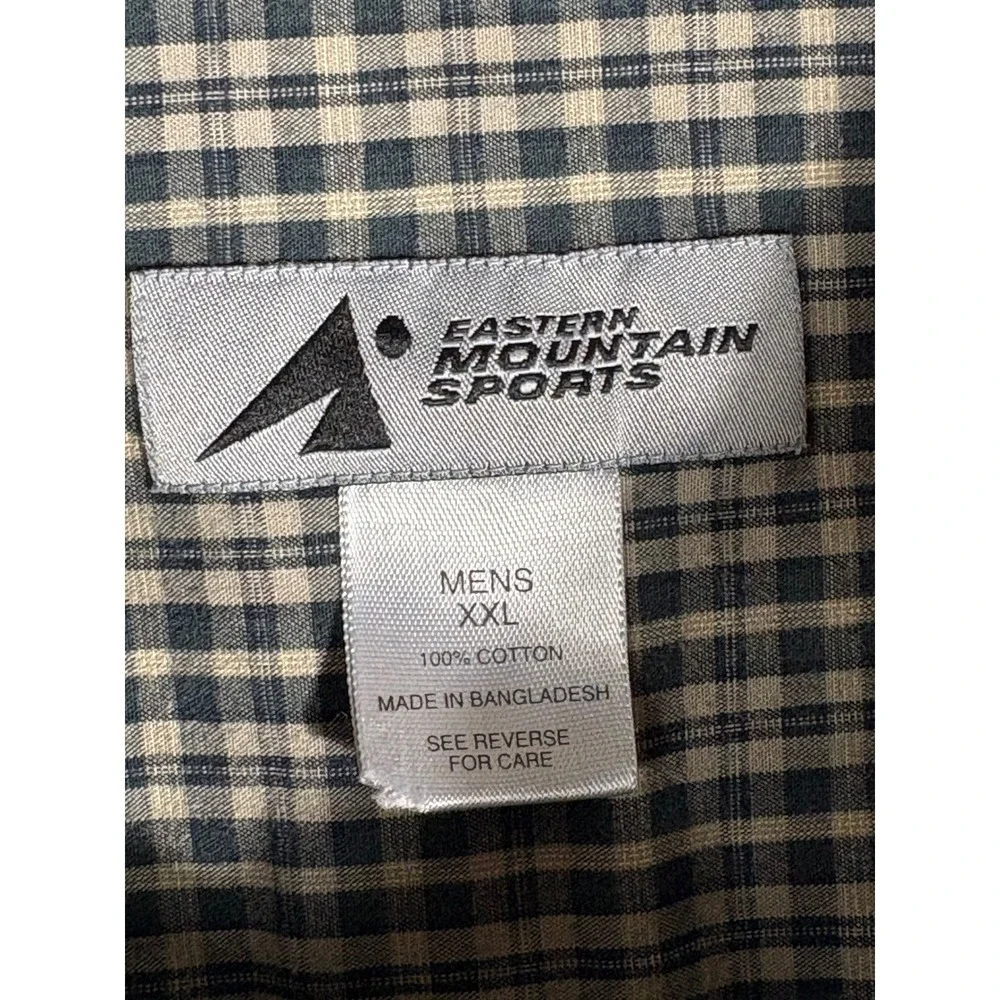 Eastern Mountain Sports‎ Mens XXL Plaid Long Sleeve Button Down Shirt Casual